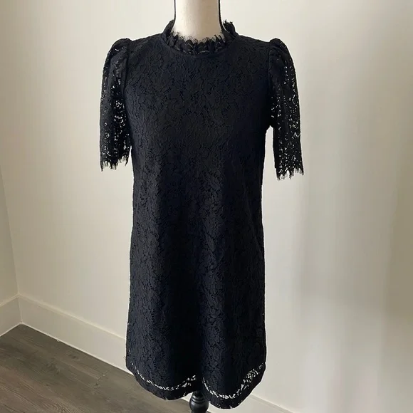 GAP | Dresses | Lace Black Dress Gap Like New | Poshmark